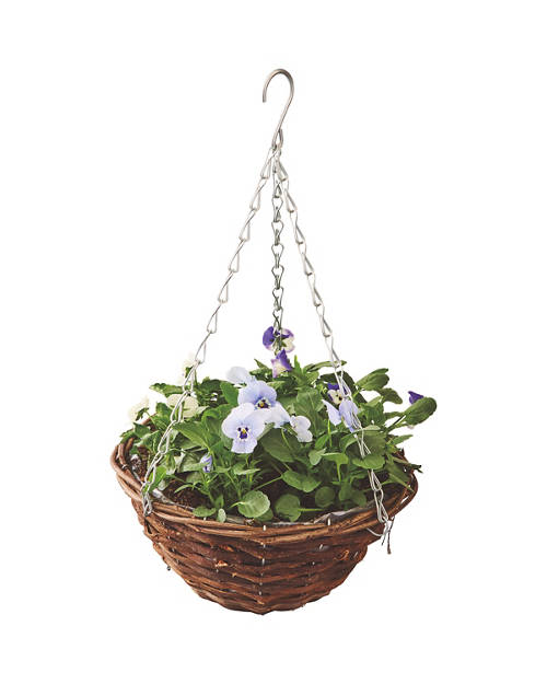 Spring Rattan Hanging Basket Product Image Front shot 01