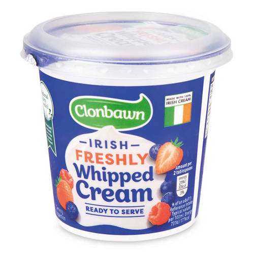 Freshley Whipped Cream 350ml Product Image Front shot 01