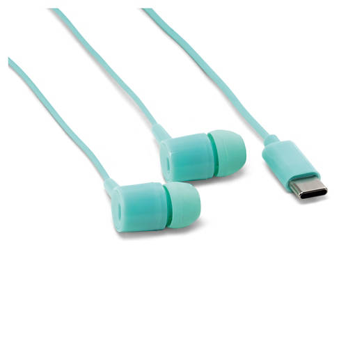 Vista frontale 1, Assortimento sost. Accessori smartphone, auricolari, turchese