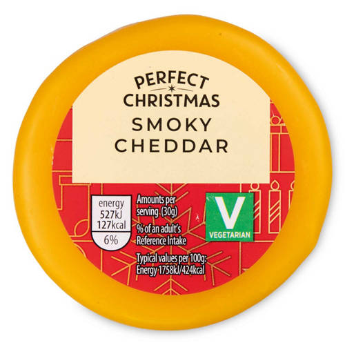 Front shot 1, Smoky Cheddar Cheese Truckle