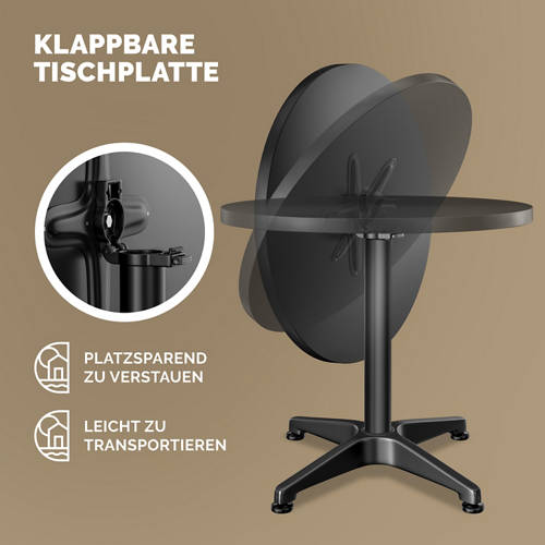 Details 4, 2in1 Steh-/Bistrotisch - klappbar, Doppelpkg.