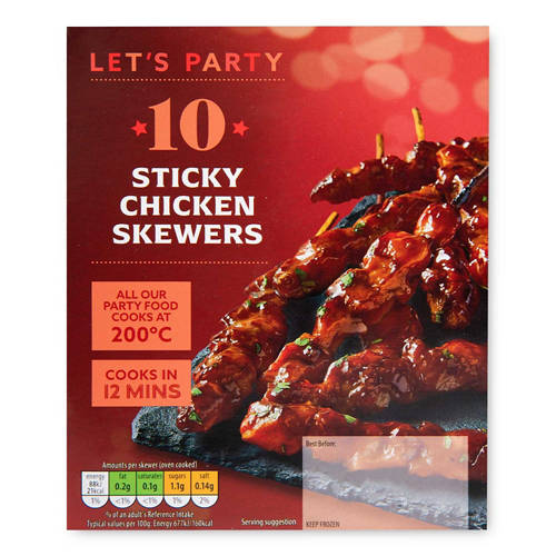 Sticky Chicken Skewers