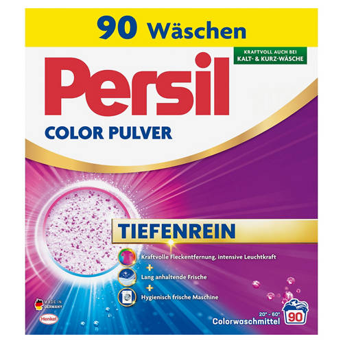 Vorderansicht 1, Discs, Pulver oder Gel, Color Pulver 90WL