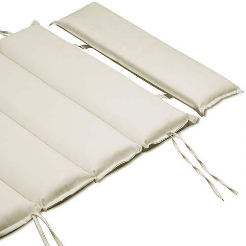 Details 1, Auflage Saunaliege, Creme