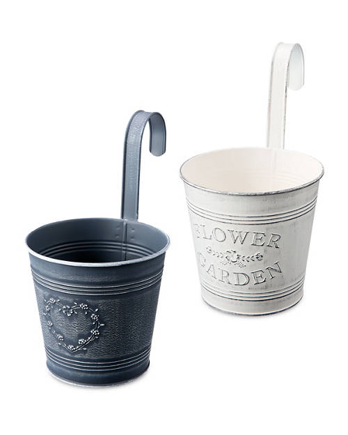 Group 1, Vintage Metal Hanging Pot