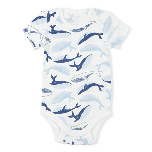 Dettagli 1, Body per bebè, confezione doppia, motivo balena, blu, 62/68