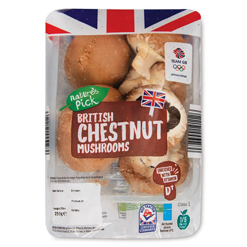 British Chestnut Mushrooms Product Image Front shot 01
