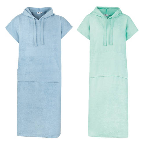 Gruppo 1, Poncho da bagno da donna/da uomo, blu, L