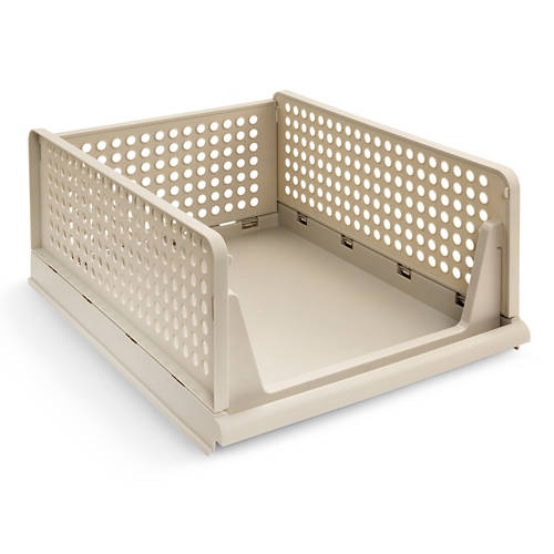 Détails 1, Organisateur d'armoire, grand format, lot de 2, beige