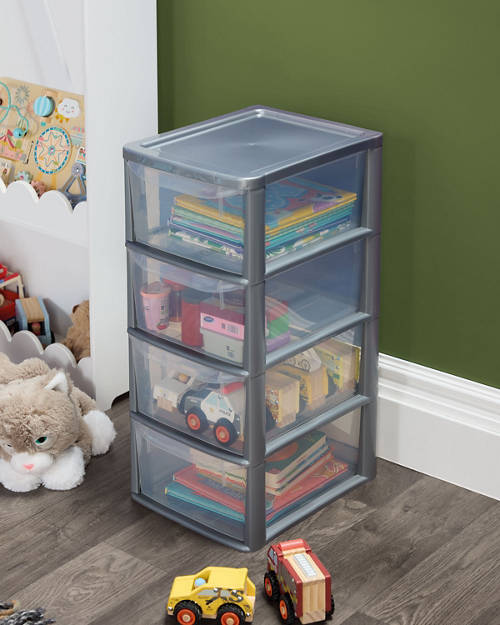 Lifestyle 2, 4 Drawer Tower