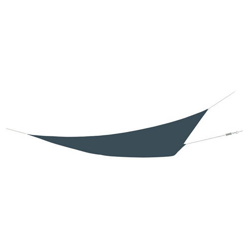 Garten Sonnensegel, Dreieck, Dark Slate