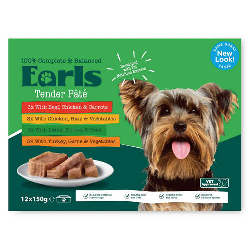 Meaty Selection Tender Pâté Dog Food Trays 12 Pack