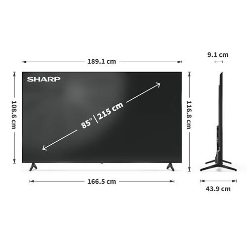 Details 1, 85" (216cm) 4K Ultra-HD QLED Google TV™