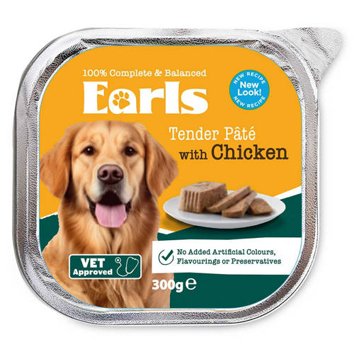 Tender Pâté Dog Food Tray