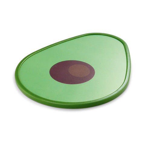 Vista frontale 1, Taglieri a forma di frutta, avocado