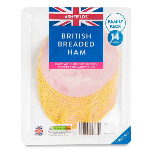 British Breaded Ham 14 Slices