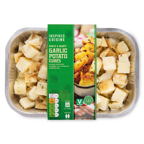 Garlic Potato Cubes