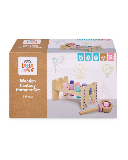 Front shot 2, Wooden Hammer/Ramp Racer Set