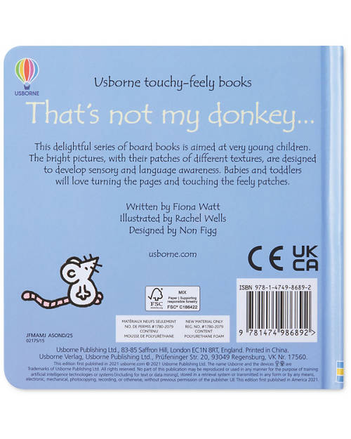 Back shot 1, That's Not My Books