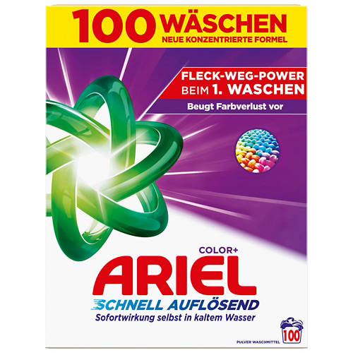 Vorderansicht 1, Waschmittel Pulver, Color