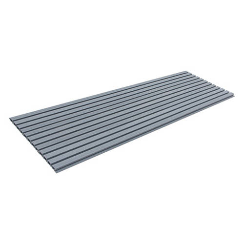 Vorderansicht 2, Fassadenverkleidung DUVAR - 10 m² grau