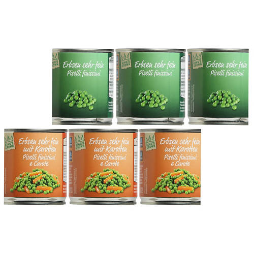 Gruppe 1, Mini-Pack Gemüse, Erbsen
