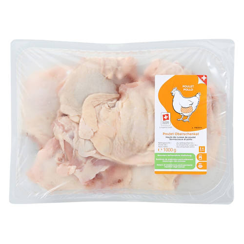 Vorderansicht 2, Poulet Oberschenkel, nature