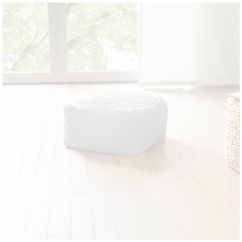 Lifestyle 2, Sitzsack COZY inkl. Hocker, hellgrau