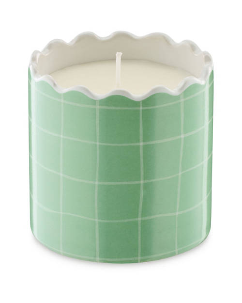 Front shot 2, Ceramic Check Candles