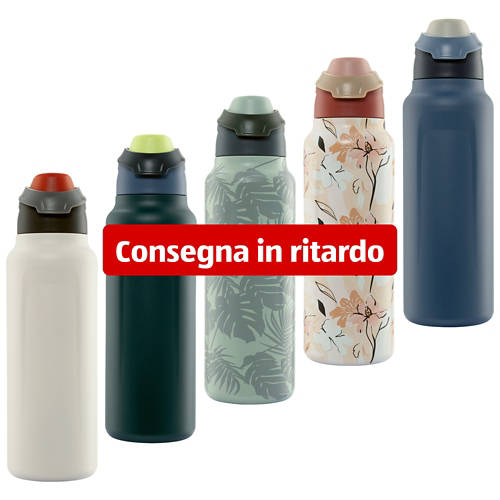 Gruppo 1, Borraccia 'Sip your way', fiori beige