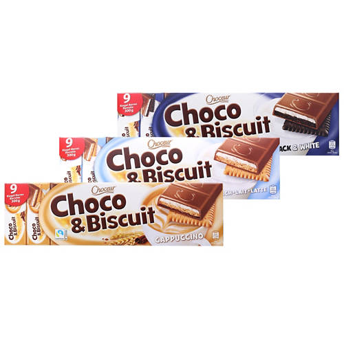 Gruppe 1, Schokoladenriegel mit Guetzli, Cappuccino