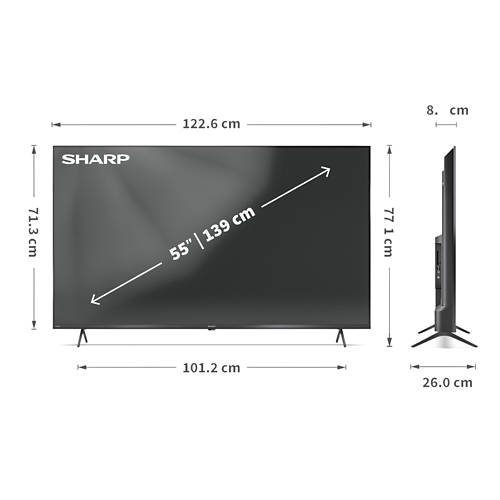 Details 1, 55“ (139 cm) 4K ULTRA HD QLED SMART TV