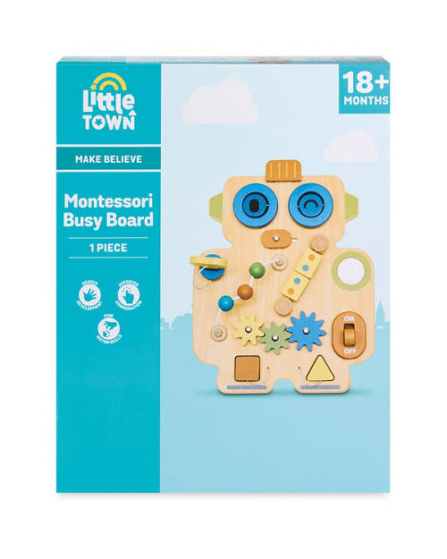 Front shot 2, Montessori Busy Board