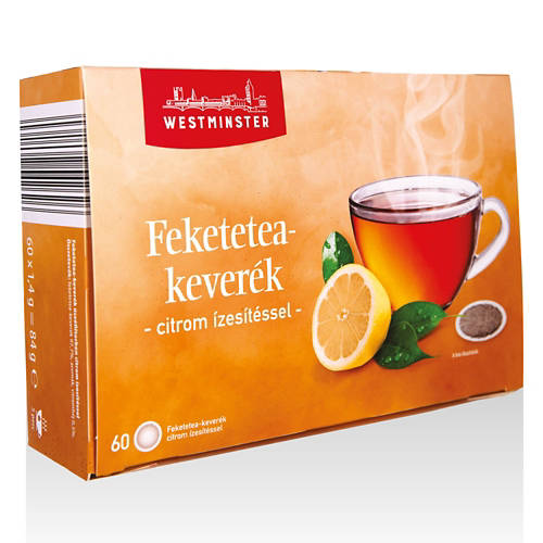 Elölnézet 1, Tea úszófilterben, fekete tea, 60 filter