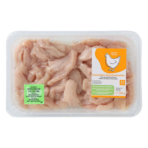 Vue de face 2, Émincé de filet de poitrine