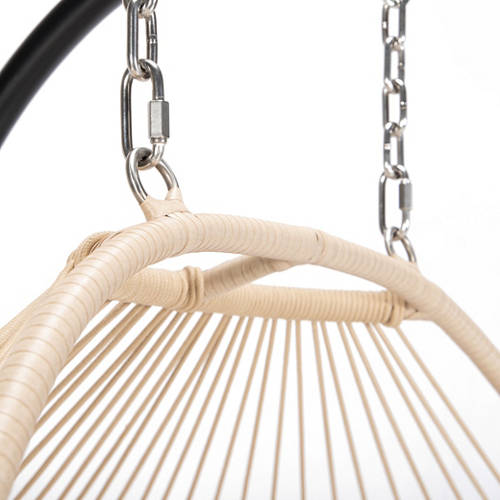 Details 1, Hängesessel - 2 Sitzer beige