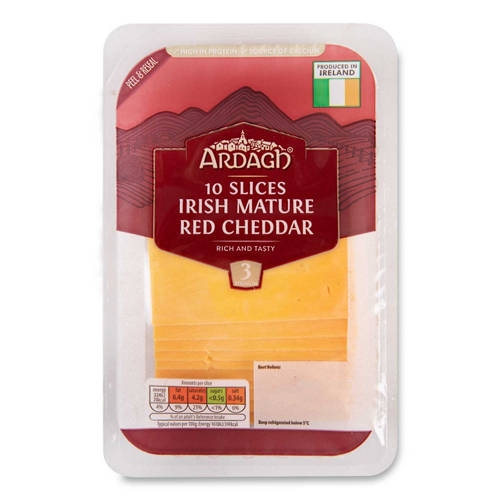 Sliced Mature Red Cheddar