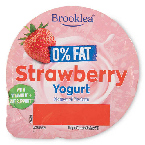 Front shot 2, Fat Free Strawberry Yogurt