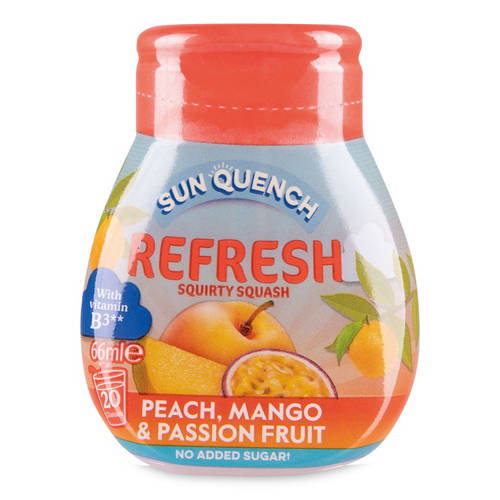 Peach, Mango & Passion Fruit Refresh Squirty Squash