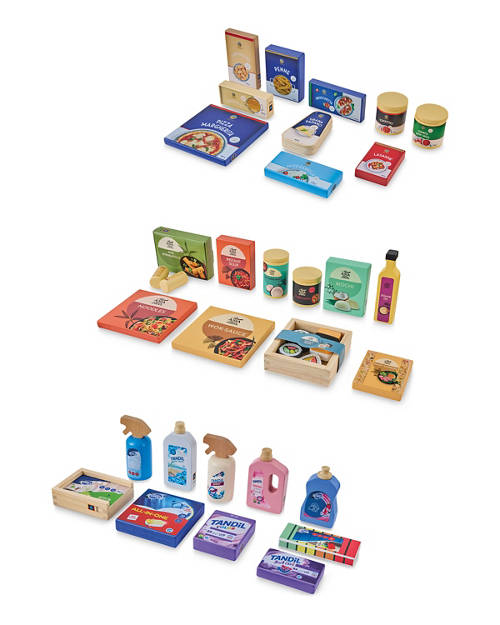 Group 1, Wooden Grocery Set