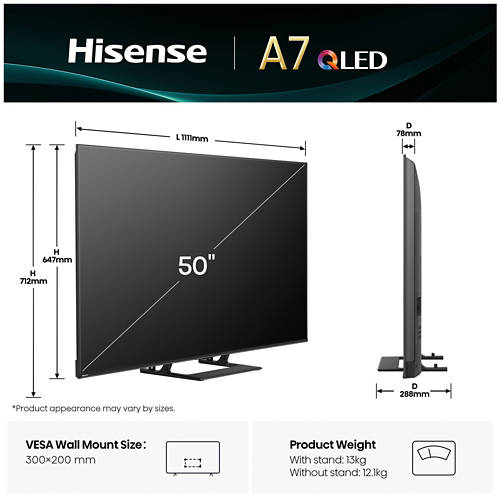 Details 3, 50“ (127cm) 4K Ultra HD QLED Smart TV