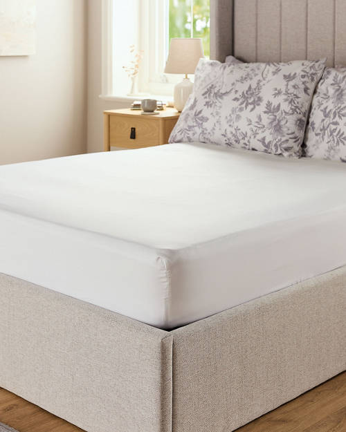 Lifestyle 1, Microfibre Fitted Sheet Double