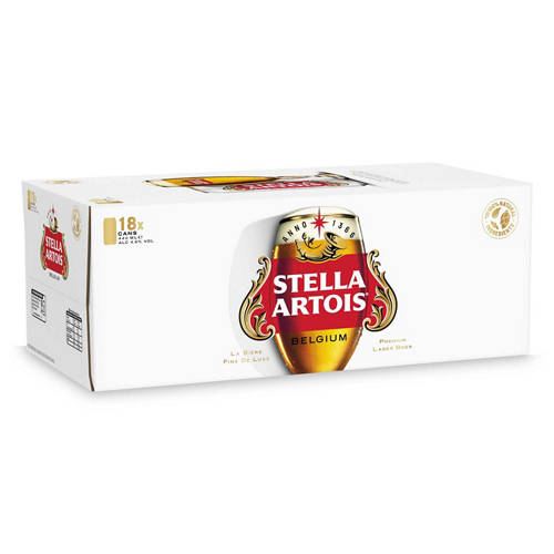 Stella Artois Premium Lager Beer Cans