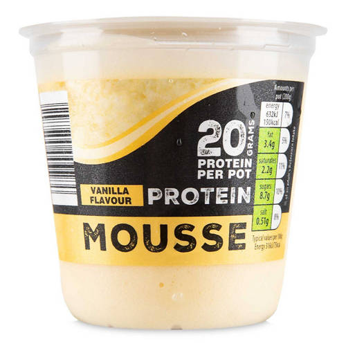 Front shot 2, Vanilla Flavour Protein Mousse