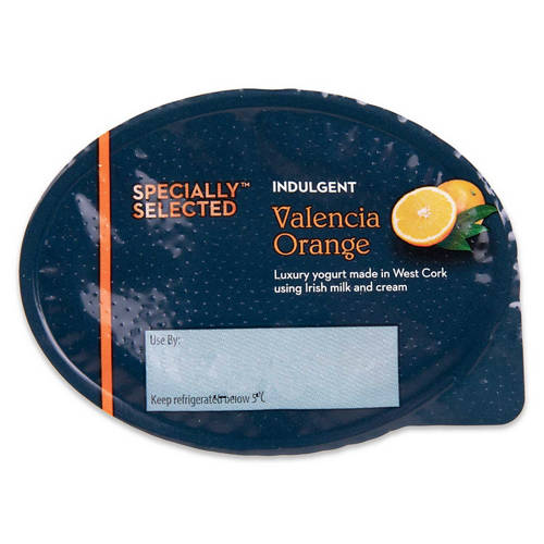 Valencia Orange Indulgence Yogurt 150g Product Image Front shot 01