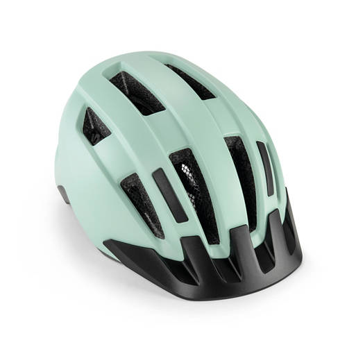 Vista frontale 1, RIDE+ GO Casco da bici, bambini, color menta opaco
