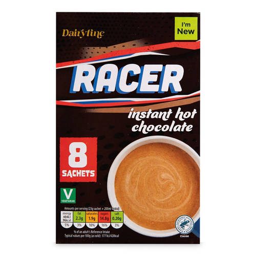 Racer Hot Chocolate Sachets