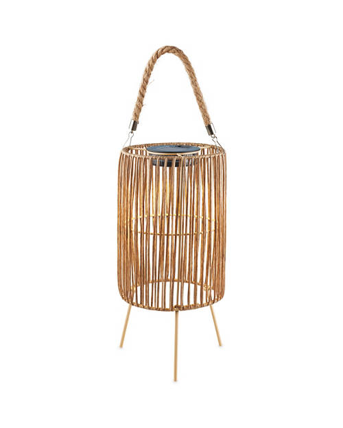 Details 1, Solar Wickerwork Lantern