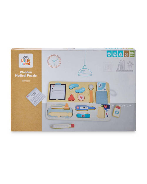 Front shot 2, Wooden Role Play Puzzle