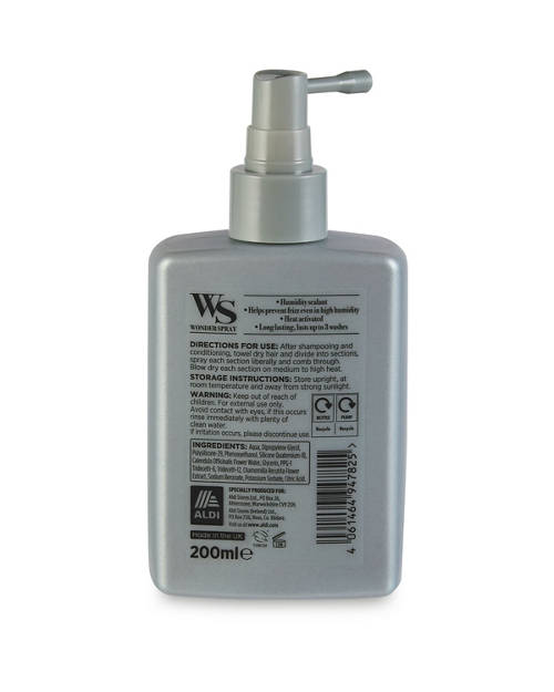 Back shot 1, Wonder Spray